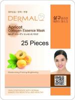 Dermal Apricot Collagen Essence Face Mask Sachets (Pack of 25)
