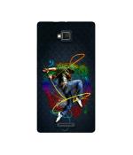 Casotec Boy With Music Design Printed Silicon Soft TPU Back Case Cover for Lava A82