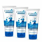 Leeford Clinsol Oil Control Facewash Pack of 3 (70g each) - Removes Dead skin cells and Makes Skins brighten
