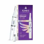 Bombae 4-in-1 Eyebrow Trimmer Magica: Sensitive Trimmer for Facial Hair | No Cut & Pain Trimmer 90 min Runtime 3 Length Settings (White)