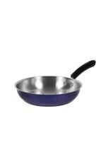 Meyer Blue Stainless Steel Frying Pan for Cooking 2.85L