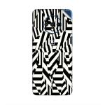 GADGETSWRAP Printed Vinyl Skin Sticker for Oneplus 8 - White Abstarct Dazzel