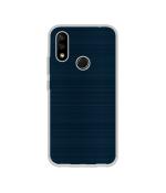 Casotec Blue Line DesignPrinted Silicon Soft TPU Back Case Cover for Lenovo A6 Note