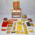 BHAKTI 2 SHAKTI MAKING WORSHIP SPECIAL Navratri Poojan Kit | Navdurga Pooja Saman | Ghat sthapna Poojan Kit | Maa Laxmi Ambe Durga Pooja |Eco-Medium Series(1 meter Cloth)