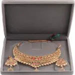 Aadhya sweat valvet jewellery box set for necklace box for women Special Vanity Box (Grey)