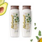 Naturali Damage Repair Shampoo With Moringa Oil & Avocado Repairs Damage & Restores Shine 80 Ml(Pack Of 2)