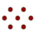 Comet Busters Red Stone Bindi For Women