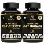 WellsPro Ultra Lean Fat Burner for Men & Women 60 tablets (Pack of 2)