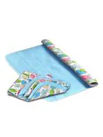 Vparents Diaper Changing Mat Sleeping mats Water Proof Bed Protector with one Side Fabric New Born Baby (65cm x 45 cm) (0-6 Months)