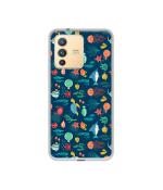 Casotec Aquarium Texture Design Printed Silicon Soft TPU Back Case Cover for Vivo V23 5G