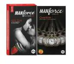 Manforce Condom Overtime Orange 10 pcs & 1500 Dots Strawberry Flavoured Set of 2 Combo pk