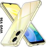 Wellwell Back Cover for Vivo Y56 5G, Vivo Y56 (Transparent, Grip Case, Pack of: 1) | Back Cover | Transparent Mobile Cover | Rubber Mobile Cover | Back Cover | Transparent Mobile Cover | Rubber Mobile Cover