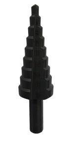 DUMDAAR 1pc Black Step drill bit 4-20mm for Metals, Wood, Plastic Aluminium drilling