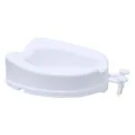 EASYCARE Toilet Seat with Extra Wide Opening - Toilet Commode Raiser with Safe Lock Adds 4