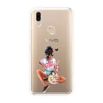 Emble Designer Clear Tranperant Silicone Case For Vivo V9 -Design A7 ( TPU | Soft , Vivo V9 | Multicolor )