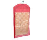 Kuber Industries Pink Non Woven Hanging Saree Cover With Hanger (Set Of 6)