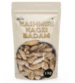 Pyramid Traders 1 KG Kashmiri Mamra Almond in Shell, Sabut soft (Kagzi)
