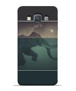 Bhaicover Samsung Galaxy A5 2015 Poly Carbonate 3D Printed Art Print Elephant Mobile Phone Back Cover Case