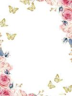 Askprints Metallic Flower Design, Loose Paper Sheets Perfect for Printing, Copying, Crafting, Tickets, Invitations, Pre Printed Sheets (8.25 x 11) (Combo 25) 100 gsm