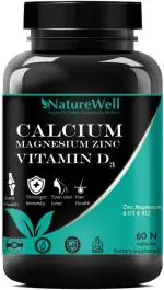 Naturewell Advanced Calcium With Mag Zinc And Vit D3, 60 Capsules Each (Pack Of 2)