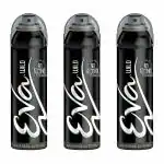 EVA Deodorant Wild for Women (No Alcohol, Skin Friendly) 125ml - Pack of 3
