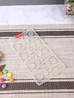 HAZEL Silicone Cake Garnishing Mold Decorating Tools Mold Flower Floral Kitchen Baking Accessories for 8 Cavity Cake Decoration, Triangle Shape, White