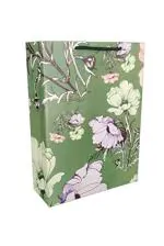 Tasche Paper Products Multicolor Popudi Flower Paper Bags For Weddings, Birthday And Holiday Present (28 x 20 x 7.5 cm) Pack Of 10