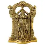 CRAFTAM White Metal God Tirupati Balaji, Sri Venkateswara Idol Statue 16 X 4 X 24 cm
