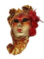 My Party Suppliers Masquerade Hanging Face Mask Bell Wall Decoration Venetian Masquerade Ball Carnival