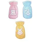 Teeny Weeny Baby Feeding Bottle Cover (Multi Colours) (Multi, Pack of 3)