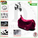DUFFEL-Presented Bike/Motorcycle Body Cover Used For TVS iQube Cover Water Resistance Dustproof UV Protection Indor Outdor And Parking Comfortable With All Varients Full Body Protection (Maroon)