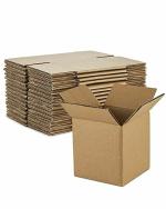 varda 3 ply Brown Corrugated Box 8 x 8 x 10 inch (Pack of 50)