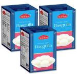 MADHAV | Spongy Rasgulla 3Kg (1Kg Pack of 3) | by Bikaner’s Madhav | Handmade | Soft Sponge Balls with Sugar Syrup | Tin | Desi Ghee Preparation | Authentic Bikaneri Sweet | Mithaai | Bikaneri