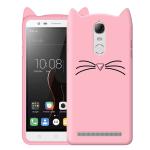 Lejaao Lenovo K5 Note Rose Gold Silicone Mobile Back Cover