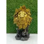 LETS CATCH UPP Gold Plated Resin Babbar Sher Statue | 13