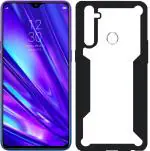 CarryWrap Back Cover for Oppo A74 5g (Black, Transparent, Hard Case, Pack of: 1)