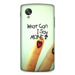 aadia LG Nexus 5 PRINTED MOBILE SKIN STICKER DECAL LAMINATION (PERFECT FIT/ONLY BACK/MATTE FINISH)
