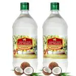 V4 Karaikudi Wood (Cold) Pressed Oil Store / Coconut Oil - Narel Tel- 2 Liters (Wooden Chekku/Marachekku/Ghani)