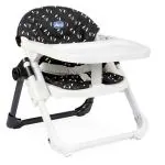 Chicco Chairy Black and White 2-in-1 Booster seat with 4-height Adjustments & Safety belt
