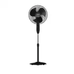 V-Guard Gatimaan Pro HSP N High Speed Pedestal Fan | 3 Adjustable Fan Speeds | Rust Resistant ABS Body | Powerful 2100 RPM Motor | Black | 40 cm (400mm)