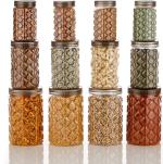 Atman Multicolor Plastic Storage Containers ,Pack of 12