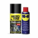 Motomax Bike Maintenance Mini Kit (Chain Lube Spray 200 ml, WD40 Spray 170 g)