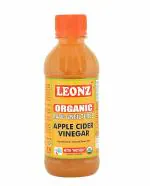 Leonz Organic Raw Unfiltered Apple Cider Vinegar for Cooking 500ml (Pack of 1)