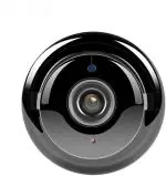 AVOIHS ma bacha 15kk Wireless Security Camera with Video Audio Camera Night Vision Supports up to 64 Gb (Black)