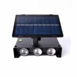 Homehop Solar up and Down led Lights for Outdoor Home Garden Wall Step Decorative Waterproof Lamp auto on Off (Warm Light,ABS)