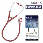 QANTA Stethoscope LUMINA II SS (Red) with Stainless Steel Chest Piece