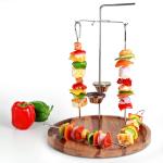 Urban Snackers Steel Stainless Steel Barbecue and Kebab Stand