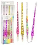 SAMVARDHAN Crystal Gel Pen for Writing, Glitter Pen Set 0.7 mm, Kawaii Pens for Girls, Aesthetic Pen, Smooth Writing Pens for Sketching, Calligraphy, Drafting, Journal Art & Craft Work