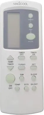 NixGlobal 210 Magicool Dlx 3S Split Ac Remote Controller For Whirlpool Ac