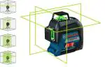 Bosch Professional Laser Level GLL 3-60 XG (Green Laser, Working Range: 30 m, 4x Battery, AA, in Carrying Case)